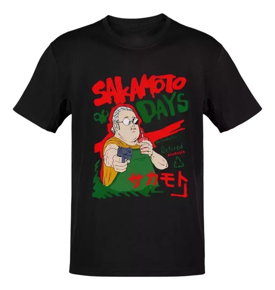 Anime Sakamoto Days Taro Sakamoto Red TShirt Size S4XL Gift For Friends