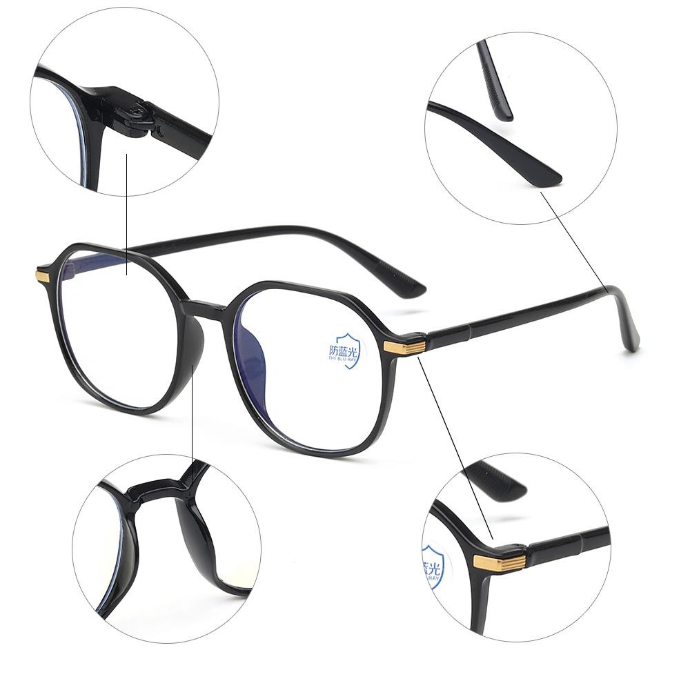 Прозрачные компьютерные очки в оправе для женщин и мужчин, анти-синий свет, многоугольные очки, блокирующие очки, оптические очки для очков