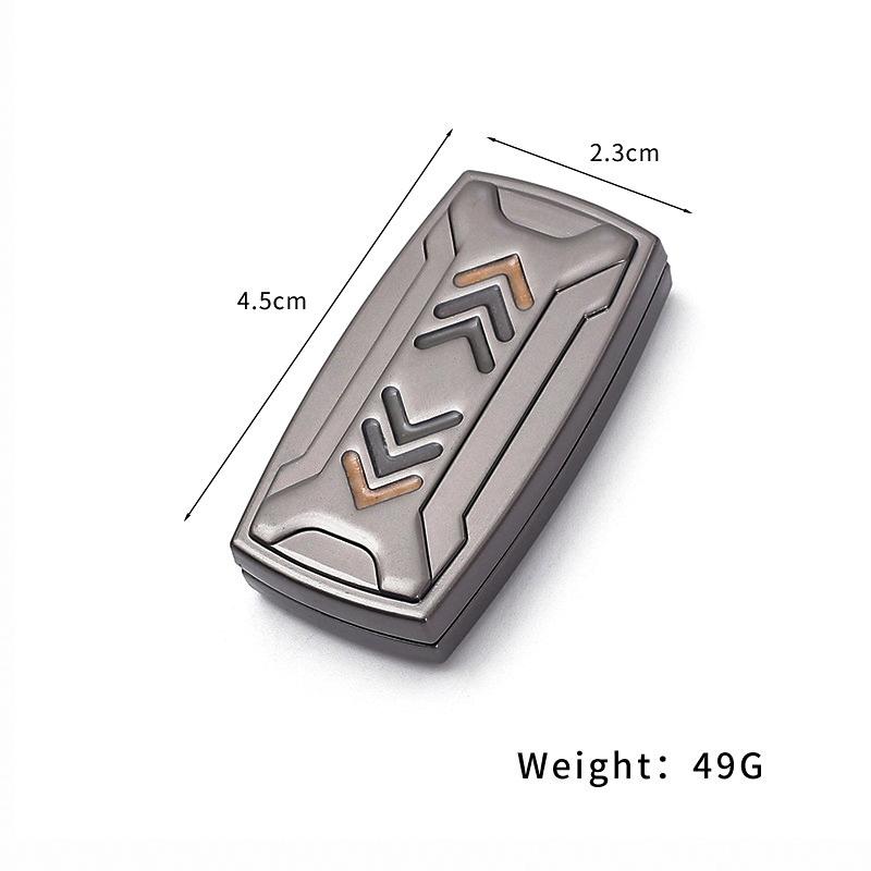 Новинка Светящийся EDC Слайдер-фиджет Креативный узор в виде стрелок Магнитный тактильный слайдер Пуш Снятие стресса Игрушки-фиджеты Игрушки для СДВГ