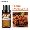 PHATOIL Чистое эфирное масло фенхеля для ароматерапевтических диффузоров, способствующее пищеварению, стерилизации, облегчению тела, 5 мл/10 мл/15 мл/30 мл/100 мл ароматическое масло