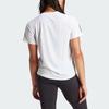 Adidas Футболка Own The Run со светоотражающими полосками и круглым вырезом, с коротким рукавом, женская, белая IK7442