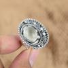 Натуральный лунный камень, многокаменный регулируемый перстень из серебра 925 пробы для девочек