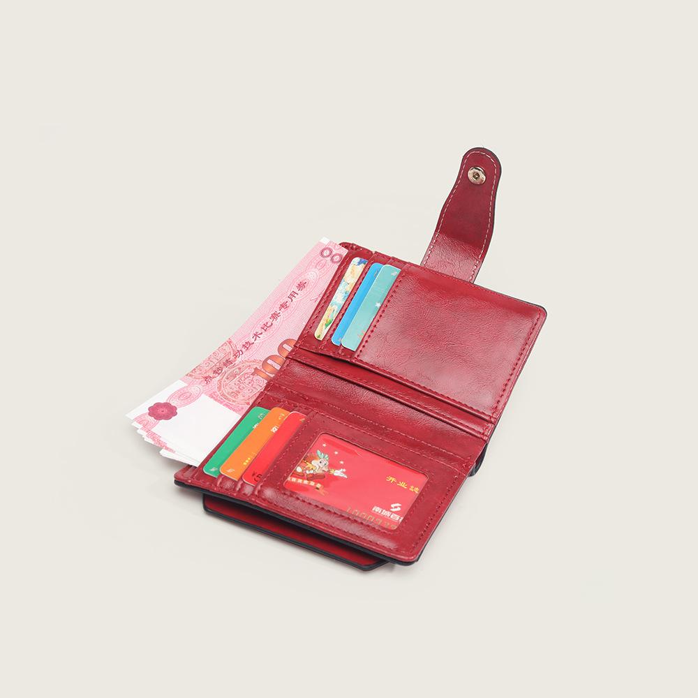 Card Holder Women's Wallet Female Student ID Anti-theft PU Card Case Cute Coin Purse Mini Clutch High-end Feel