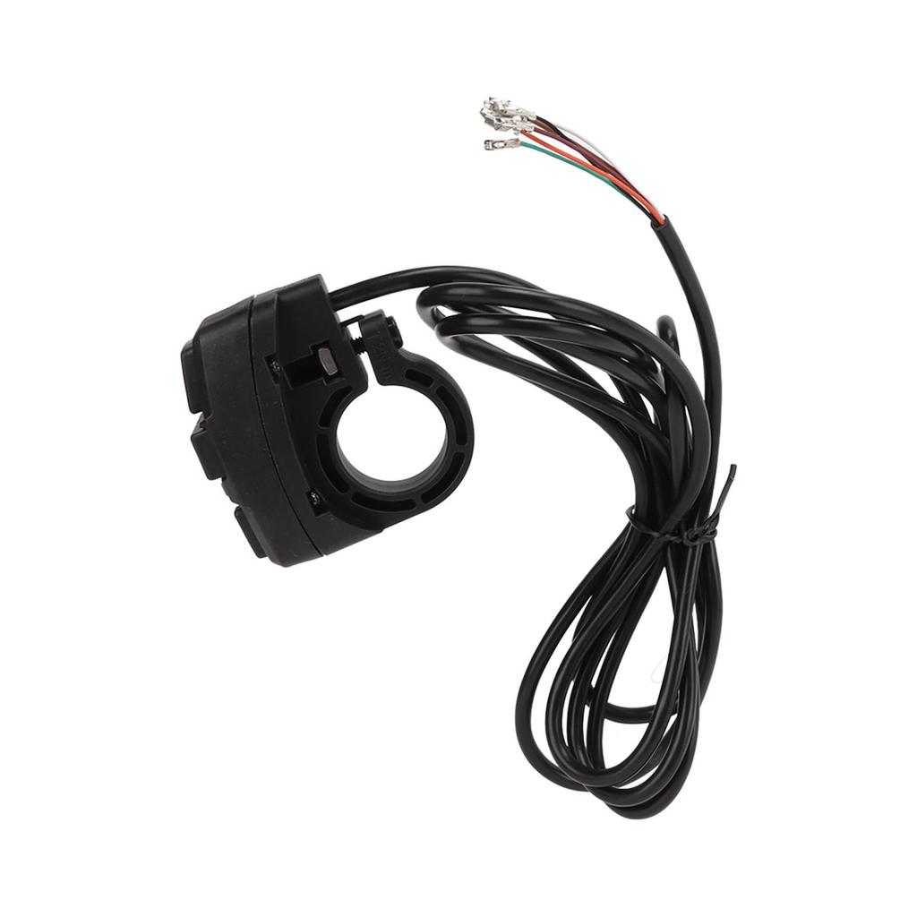 3 in 1 Electric Bike Light and Horn Switch Wearproof Electric Bicycle Turning Light Switch36V