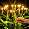 Солнечные светодиодные светильники-светлячки на колышке – Водонепроницаемые лампы для украшения газона и двора