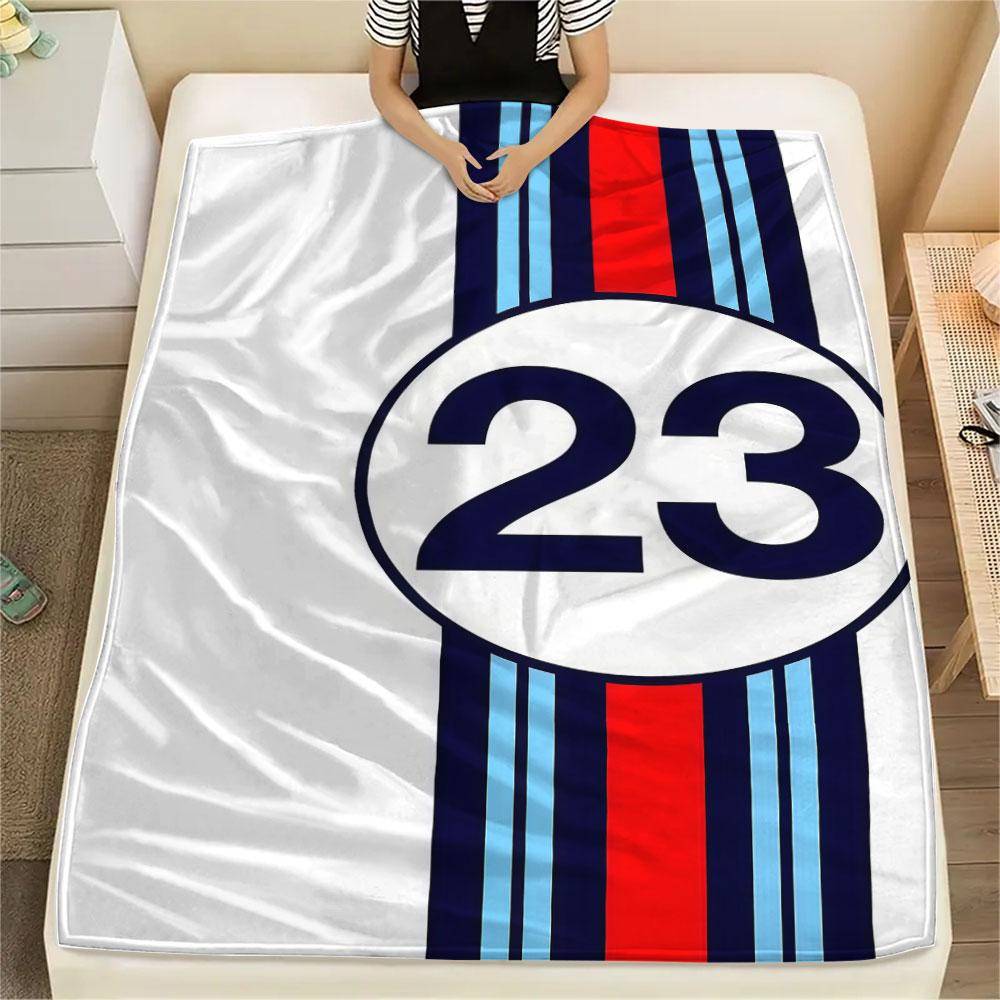 1PC Martini Racing Patterned Flannel Blanket Suitable For All Seasons for Home Decor Warmth and Comfort Gifts Holiday Present