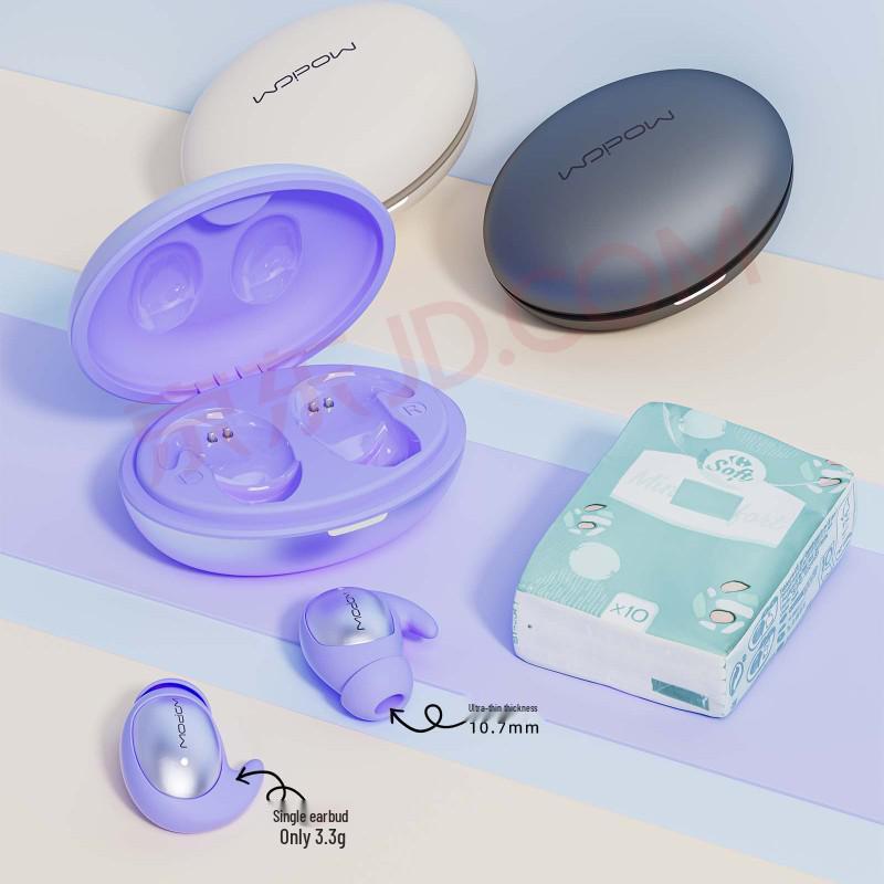 Наушники-вкладыши Sleep True Wireless Bluetooth - Удобные, не давящие, бинауральные, стерео, TWS, силиконовые амбушюры