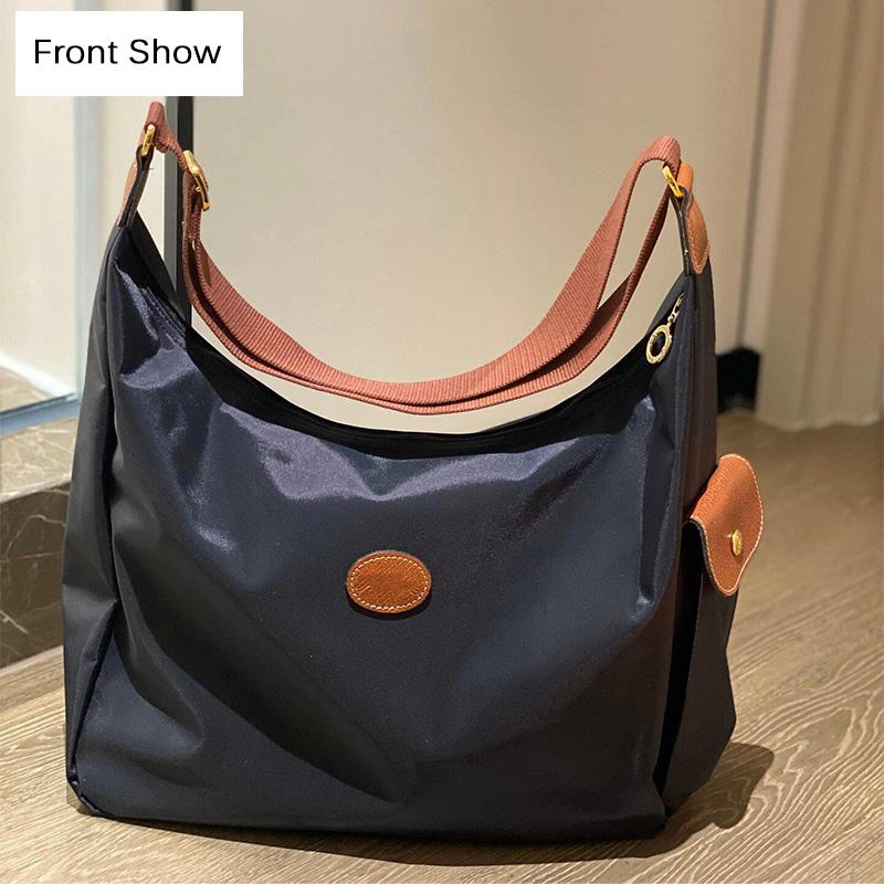 Nylon Women Handbags Designer Shoulder Bag With Logo Luxury Brand Hobo Tote Bag Large Capacity Ladies Messenger Bags