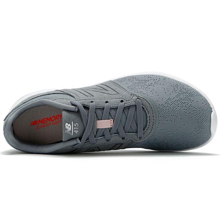 New Balance Nb 415 Удобные низкие повседневные кроссовки для бега Женские кроссовки Серые WL415GW