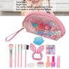 Детский набор для макияжа Помада Детский макияж для ролевых игр Подарки на день рождения Игрушки с портативной коробкой для хранения для девочек