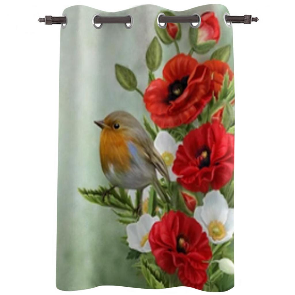 Cartoon Cute Unicorn Windows Curtains for Living Room Child Bedroom Window Treatment Blinds Kitchen Curtains