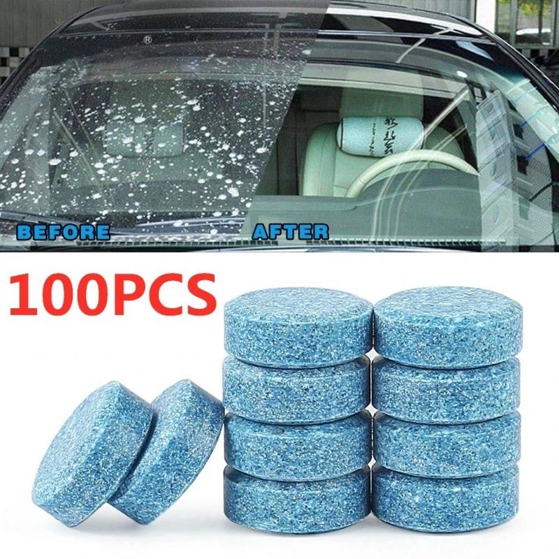 5/10/20/40/100Pcs Mixed Solid Cleaner Car Windscreen Wiper Effervescent Tablets Toilet Cleaning Concentrated Tablets Car Accessories