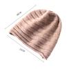 100% чистая шерсть шапки для женщин зимние полосатые однотонные теплые мягкие кашемировые шапки-бини Y2k вязаные черепа милые шапки кепки