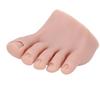 Left/Right Nail Art Training Foot Soft Silicone Fake Foot Model  For Nail Art Training