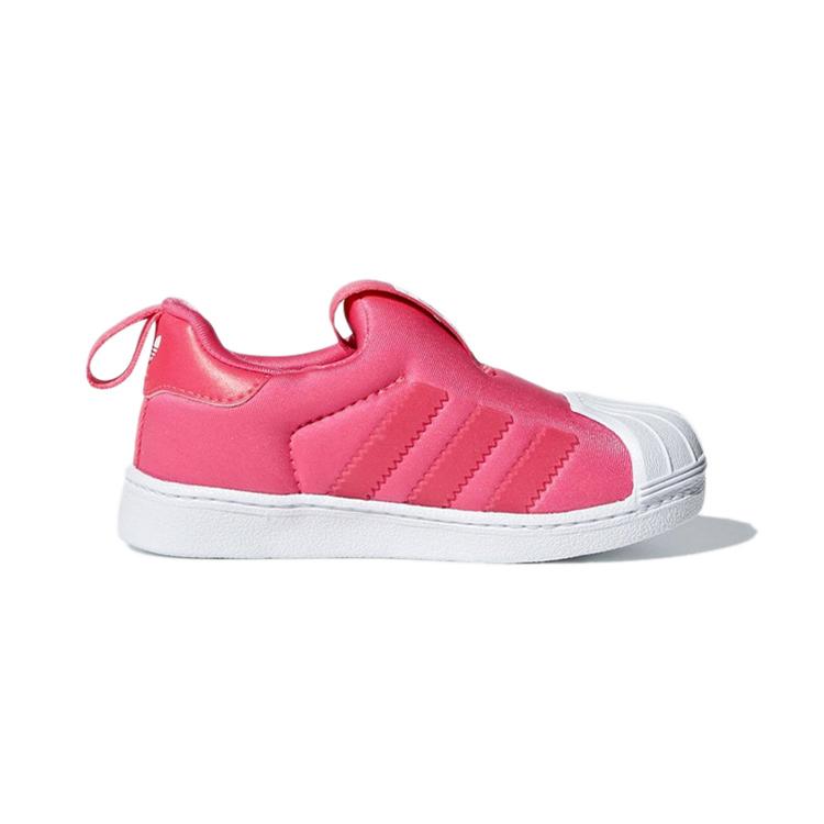 Adidas Originals SUPERSTAR 360 I Breathable Low top Skateboard Shoes Pink Infant And Toddler F97623