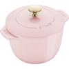 Staub La Cocotte De GOHAN Sorbet Rose M 16cm Pink Rice Cooker 2 Cups Cast Iron Enamel Pot Rice Cooker Japanese La Cocotte De GOHAN Sorbet Rose