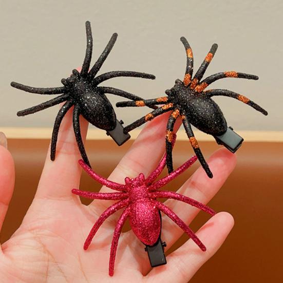 1/2 шт. Хэллоуин Паук Заколка для волос Декоративные заколки для волос Женская заколка Головной убор Аксессуар для костюма для косплея