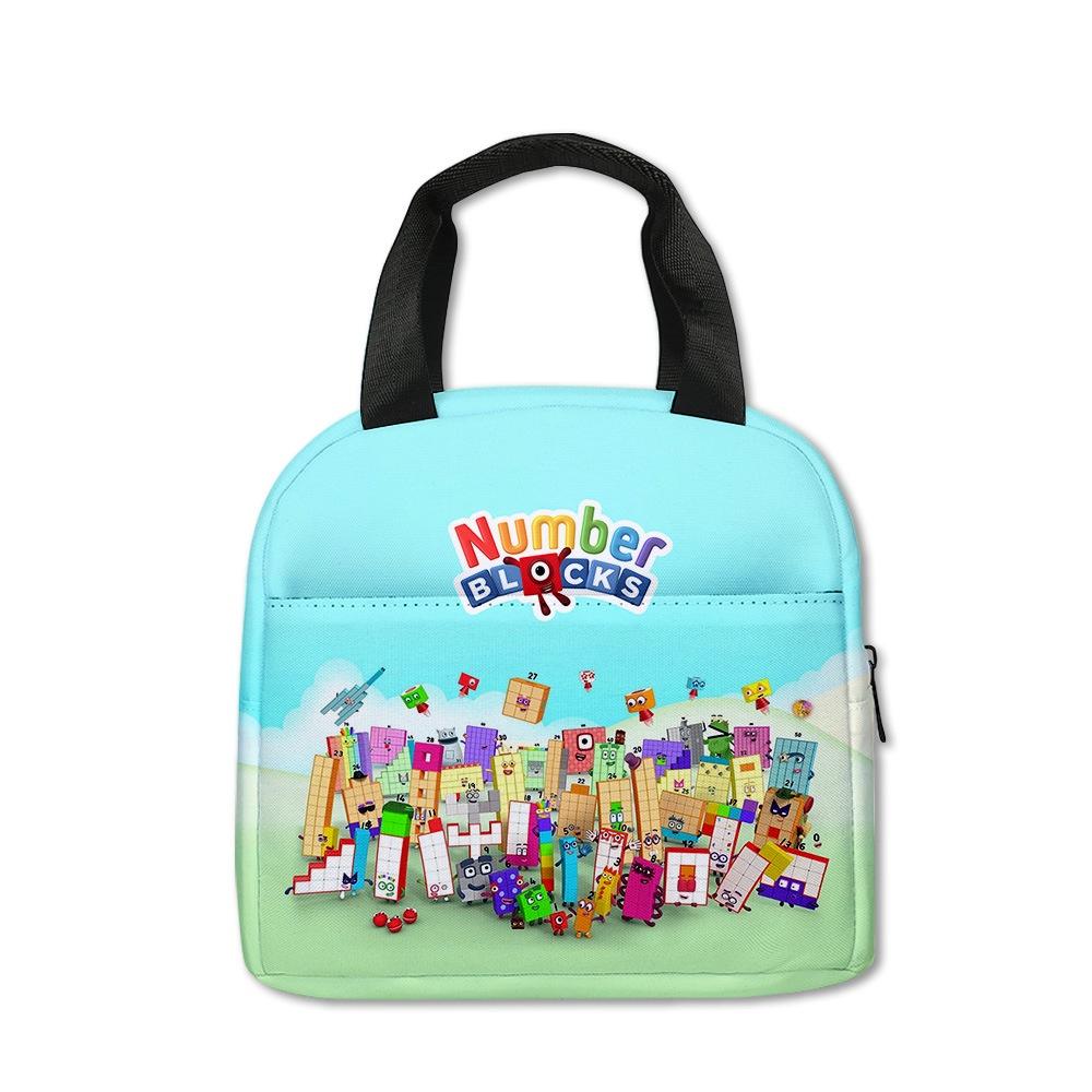 Ланч-бокс с термоизоляцией «Numberblocks» для учеников начальной школы