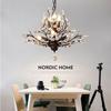 Candle  Crystal Chandelier Vintage Candle Led Pendant Light Room Decor Ceiling Hanging Light for Living Room