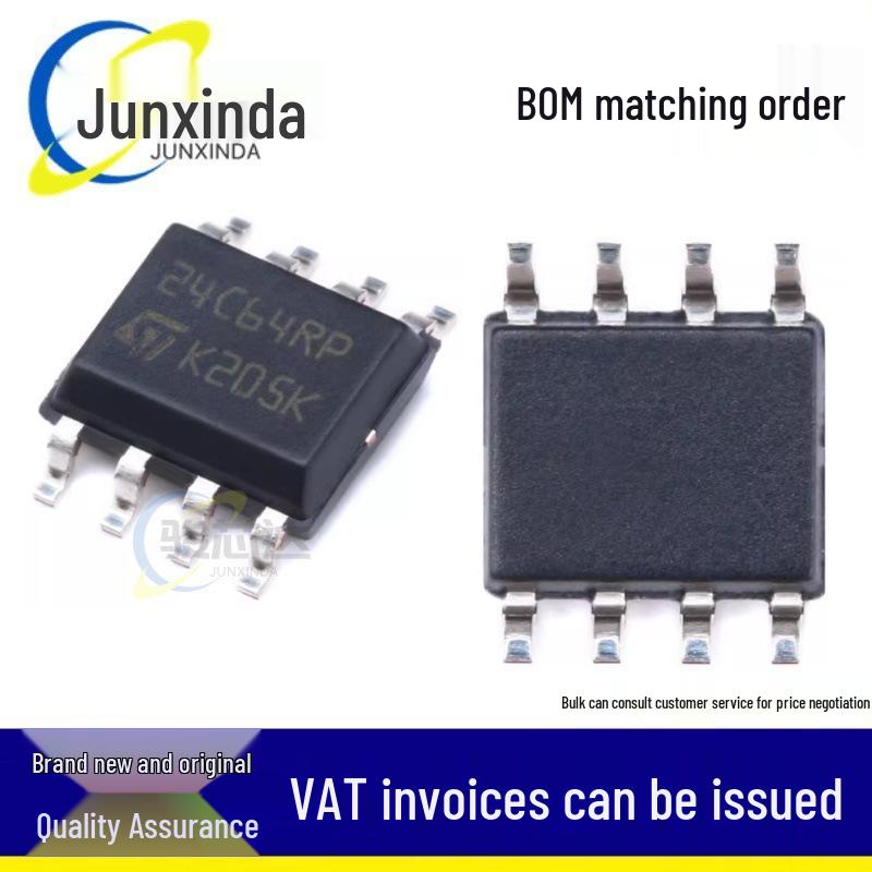 Authentic M24C64-RMN6TP 64Kb EEPROM SOP8 I2C Memory Chip