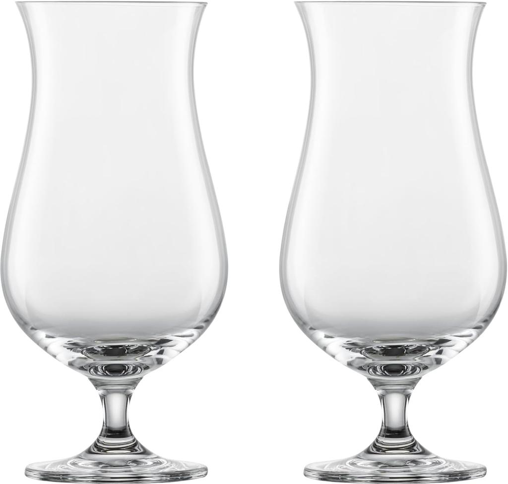 ZWIESEL GLAS Break-Resistant Tumblers, Hurricane Design, Machine-Made, Pair (2 Glasses), Perfect for Cocktails and Soft Drinks, m123628