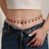 Sexy Four-Leaf Clover Three-Dimensional Tassel Waist Chain Female Simple Hollow Single Layer Metal Body Chain