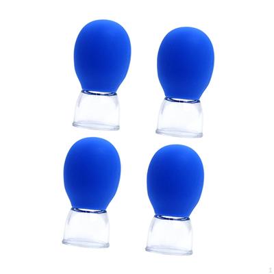 Набор из 4 портативных банок для вакуумного массажа лица и тела