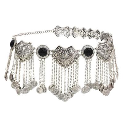 Афганский узор Поясная цепочка Пояс Цыганский Бохо Цепочка для тела Пояс Цепочки для талии Живота Культурные мероприятия