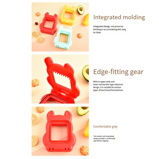 Sandwich Cutter And Sealer for Kids Homemade Sandwich Maker Pocket Sandwiches Mold Quick Meal Prep Tool