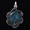 Natural Opal Pendant 46 ct Square Cushion 925 Sterling Silver Gems October Birthday Birthstone