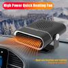 12V/24V 260W Car Heater Electric Dryer Portable Cooling Heating 2in1 Fan Auto Windshield Demister Defroster For Cars Trucks Vans