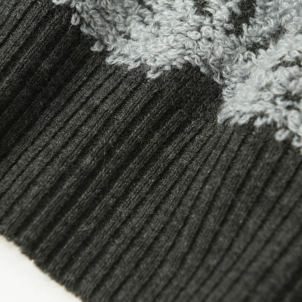 Женский вязаный свитер с круглым вырезом и длинными рукавами с цветочным принтом, пуловеры, топы