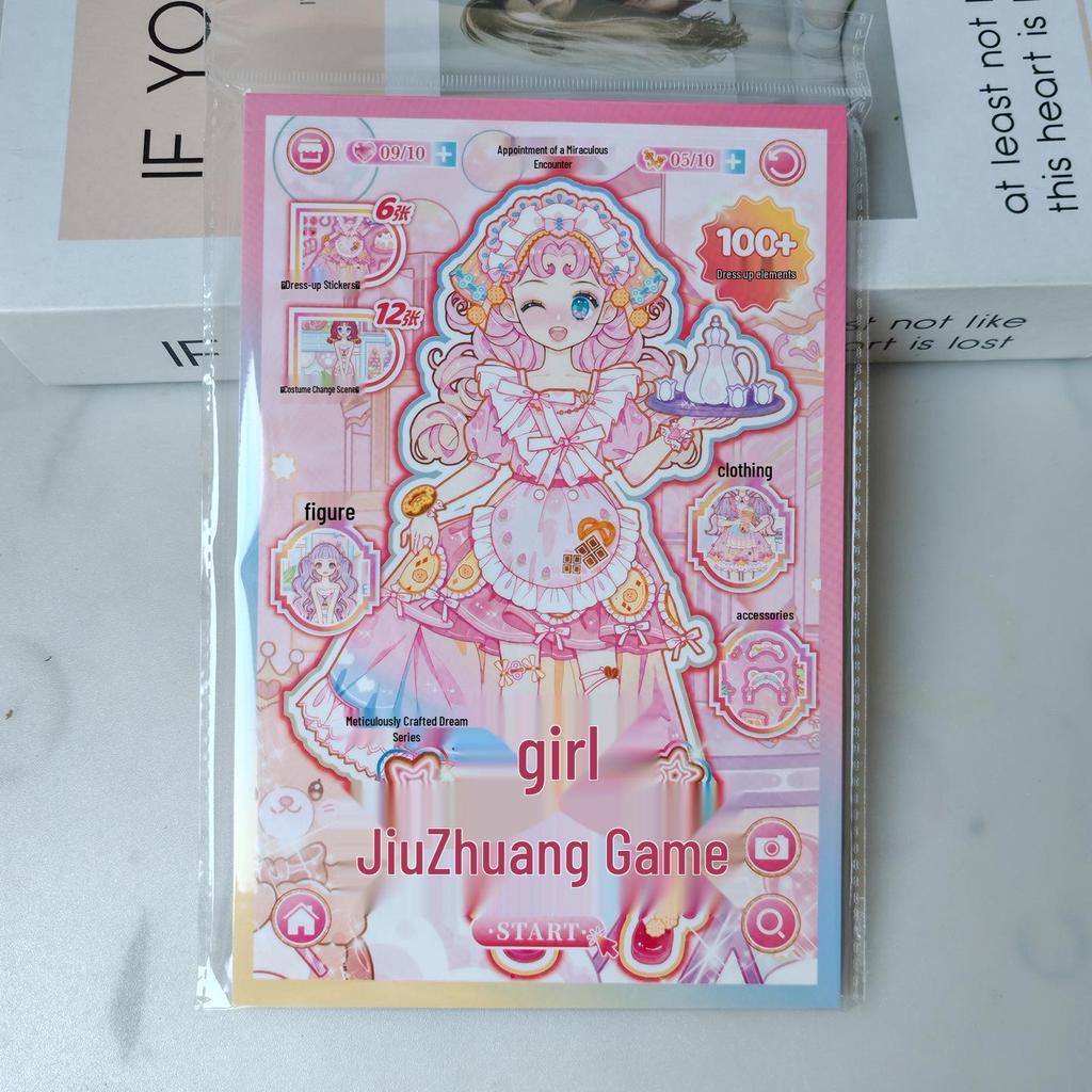 Xin Mo Princess Dress-up Sticker Book for Girls Aged 3-9 - Educational Toy Collection