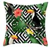 Home Decor Tropical Toucans & Floral Patterned Pillow Covers Pattern Cushion Cover Suitable for Sofa Bedroom Car Pillow Cover