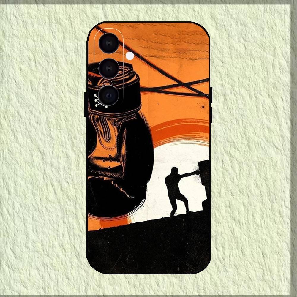 Cool Boxing Sport Phone Case For Samsung Galaxy A91,80,73,72 ,71,53,52,32 ,31,22,21s,20,Soft Black Case