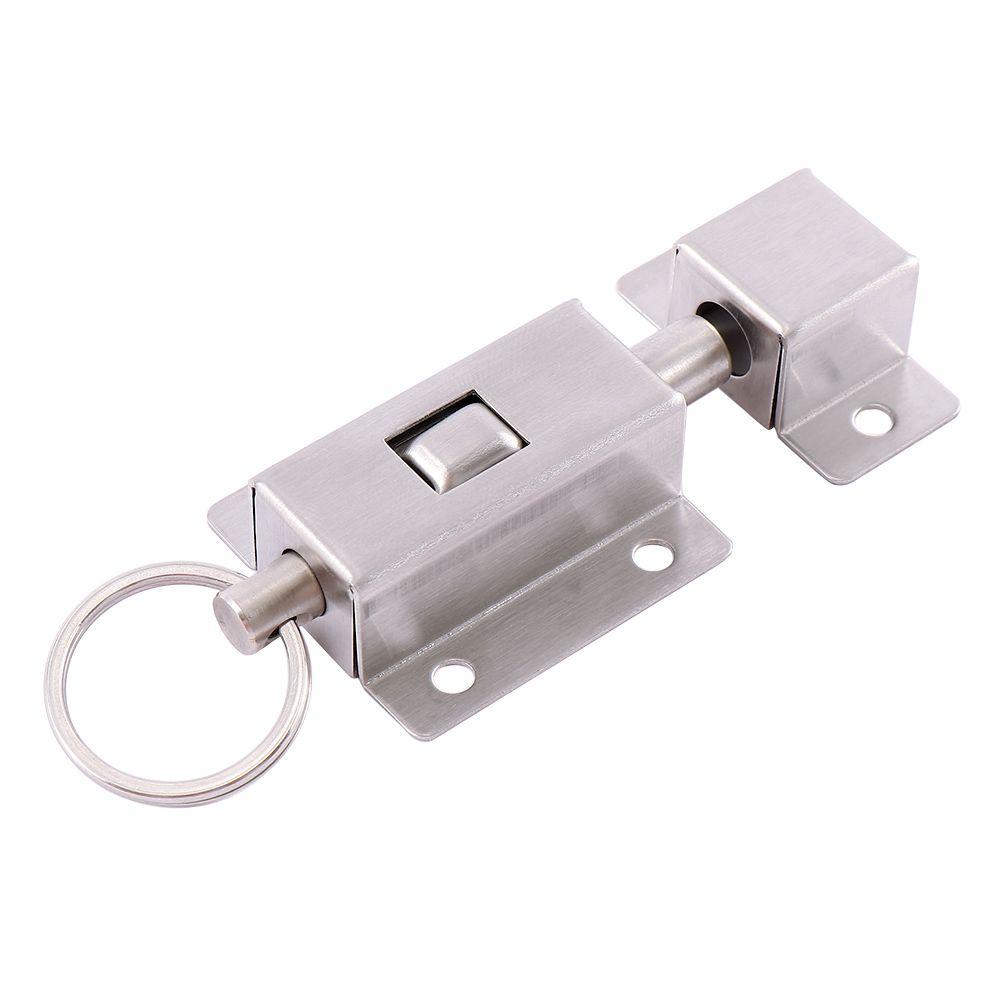 Stainless Steel Durable Door Home Improvement with Button Barrel Bolt Door Bolts Door Hardware Lock