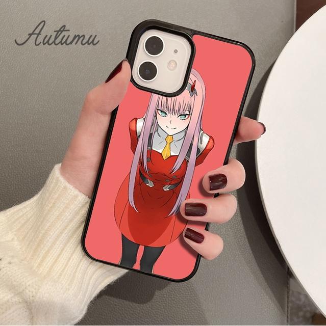 Чехол для телефона «Дорогая во Фране», аниме «Ноль два», чехол для iPhone 11, 12, 13, 14 Pro Max mini XR XS SE 2020, 6, 7, 8 Plus, Galaxy S21 S22