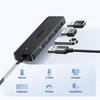 Ugreen CM219 4-Port USB 3.0 Hub with 1m Cable – High-Speed Expansion Adapter – Black