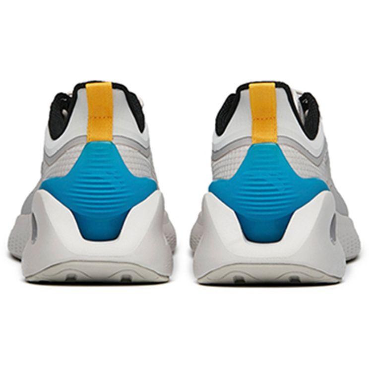 Anta Breaking Wind Sports Shock Absorbing Breathable Lightweight Durable Non-Slip Low-Top Running Shoes Men sneakers Gray Blue 912135510-4