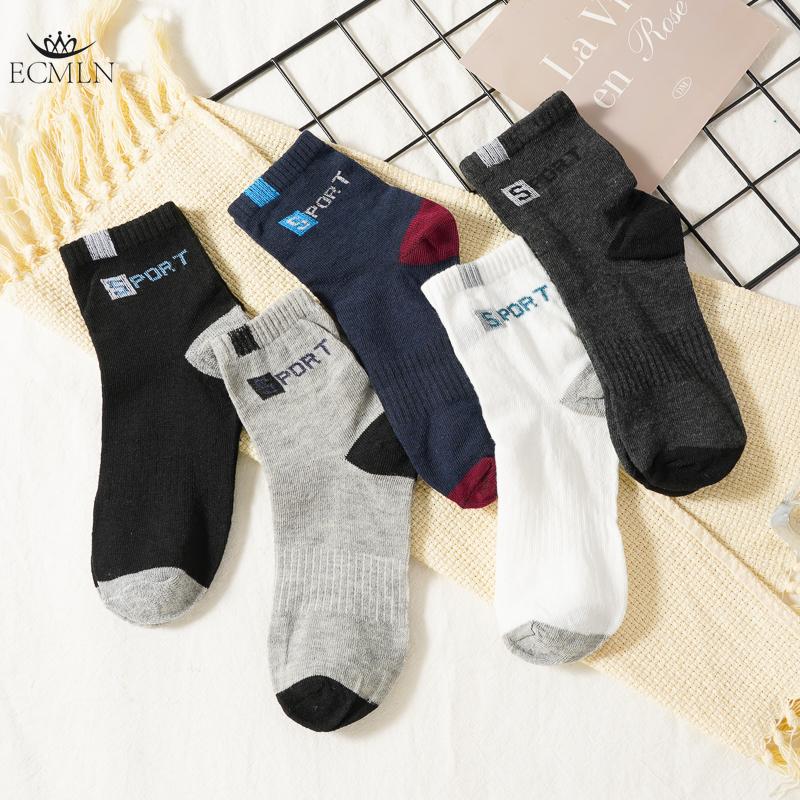 5 ПАР Мужские Деловые Спортивные Носки Мужские Носки Дышащие Контроль Запаха Хлопковые Носки для Осени/Зимы