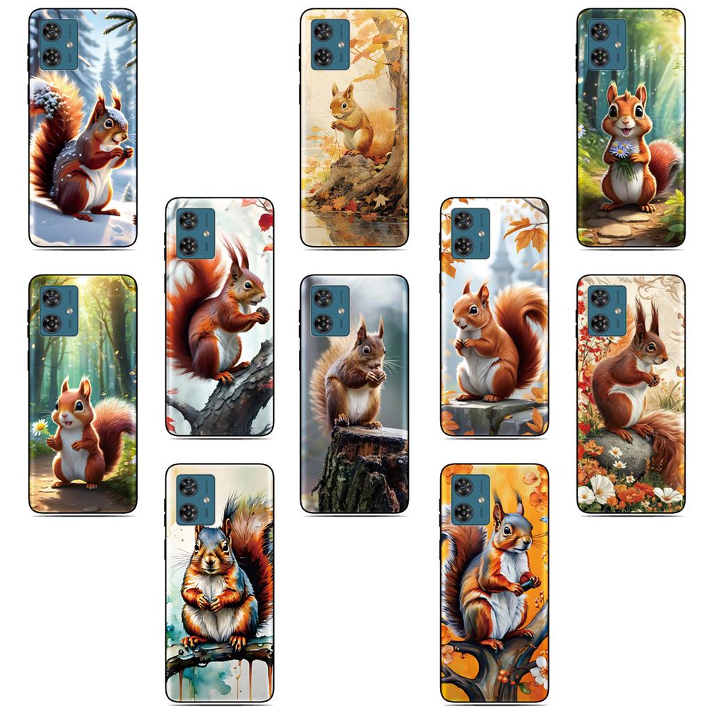 Cute Squirrel Phone Case For Xiaomi Poco C85 C85x C40 M7 C71 Redmi 15C A7 A5 4G 11A 13C 12C Note 15 11 12 Pro 5G Back Cover