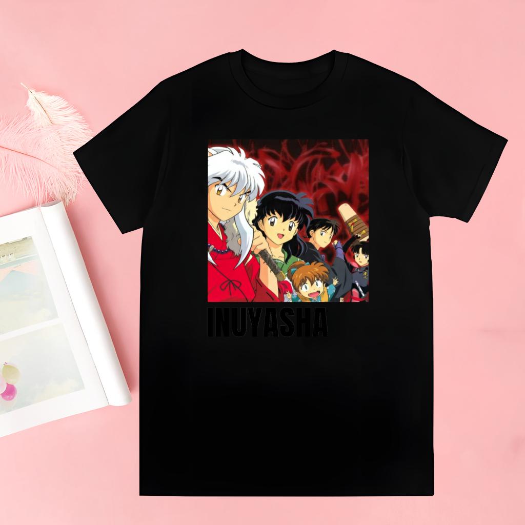 Inuyasha Новая мужская футболка Модная футболка с принтом Летняя мужская новинка Футболка с коротким рукавом Мужские забавные топы