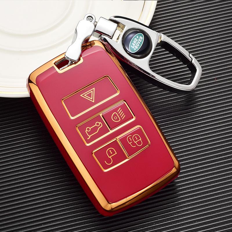 Land Rover Key Case: Compatible with Range Rover Evoque, Velar, Defender, Discovery Sport, Freelander - Unisex Car Shell Bag