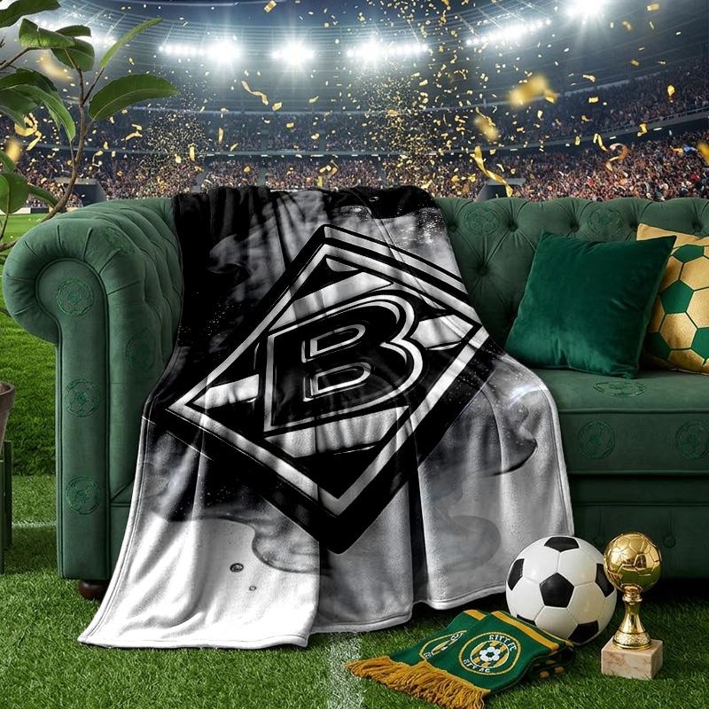 Green Black Borussia Blanket Lightweight Ideal Bedding Blanket Perfect for Travel, Camping, Living Rooms, Offices, Sofas, Fan Christmas gift