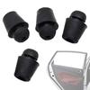 4 шт. Амортизирующая прокладка для двери автомобиля, черные резиновые накладки, демпферы двери кузова автомобиля, наклейка, коврики для двери автомобиля, аксессуары
