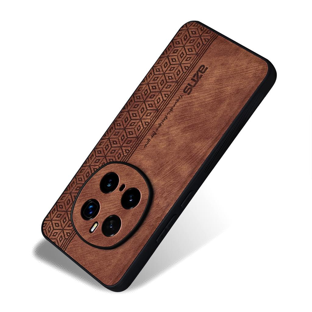 AZNS Чехол для Honor Magic7 Pro 5G Защитный чехол из ТПУ, обтянутый искусственной кожей