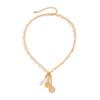 Ожерелье Fashion Sense Sun Set Zircon с женским геометрическим узором из сплава Love Tassel Clavicle Chain