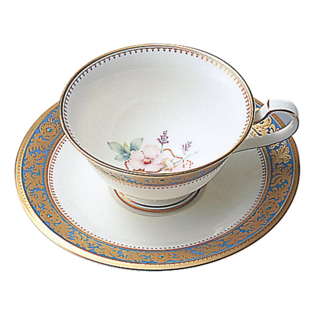 Noritake Cup Saucer 220cc Grand Brochet Bone China & (Coffee Tea) Y59587/4465-2