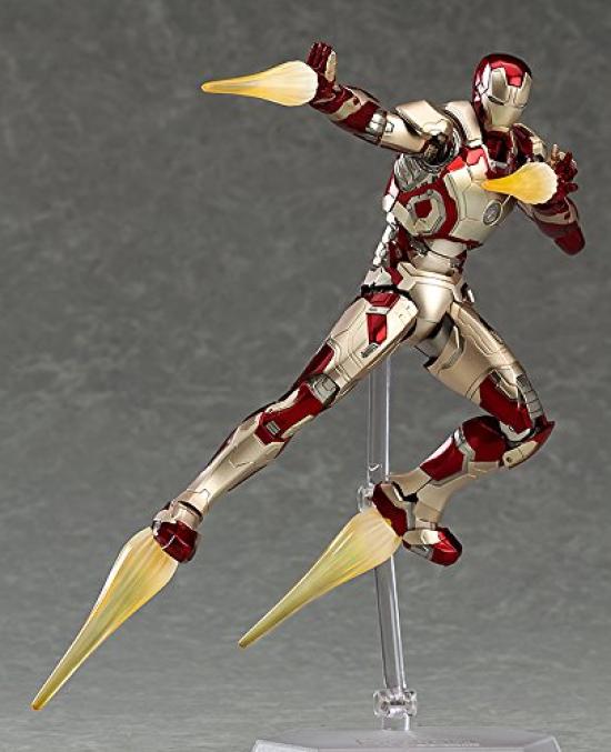 Figma Железный человек 3 Железный человек Марк 42 ABS ПВХ Окрашенная Подвижная фигурка Без масштаба И