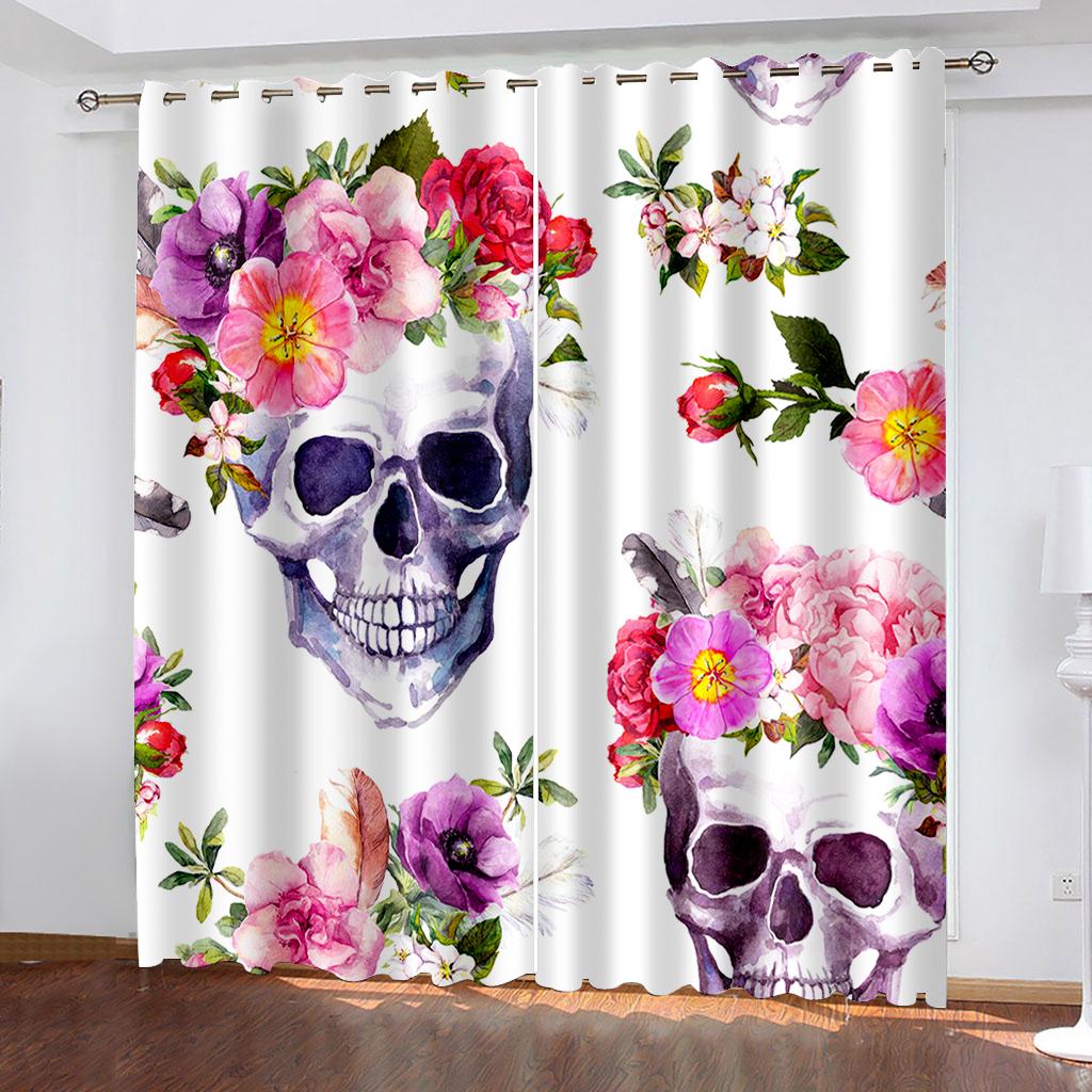 3D Узор Роза Розовые Желтые Цветочные Шторы Гостиная Балкон Окно Декоративные Шторы 2 Панели